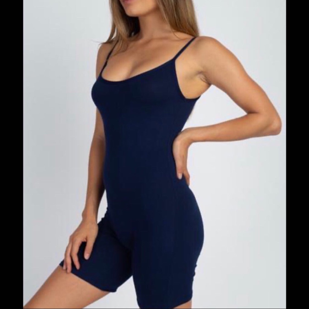 Navy Fitted Jumpsuit